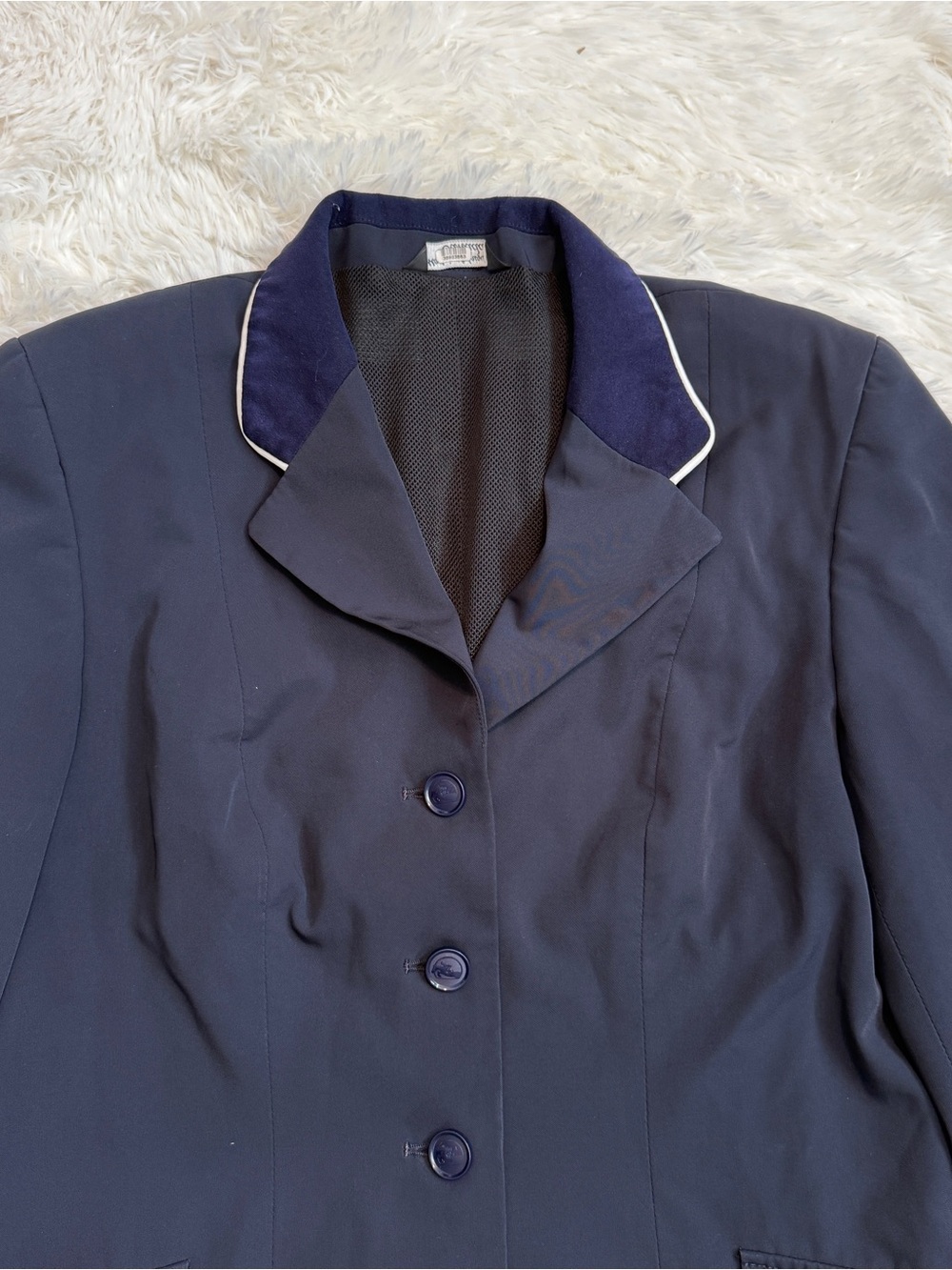 Women’s Size 14R Navy Grand Prix Horseback Riding Show Coat. Good Condition. - Picture 2 of 8